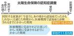 　太陽生命保険の認知症調査