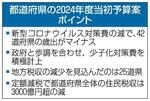 　都道府県の２０２４年度当初予算案のポイント