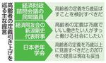 　高齢者の定義引き上げを巡る経済界の主な提言