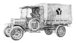 　創業当時に使われたＴ型フォードのトラック