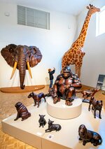 展示されたスケールの大きな動物作品