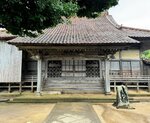 正面から見た安楽寺本堂（鳥取県提供）