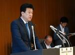 　記者会見する木原防衛相＝２４日午前、防衛省