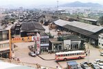 ［写真❶］　高架化前のＪＲ鳥取駅前（都市改造のあゆみ　よみがえった鳥取駅周辺より）