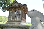 「こまウサギ」のいる福本白兎神社