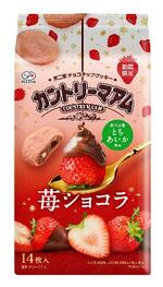 　不二家の「カントリーマアム（苺ショコラ）」