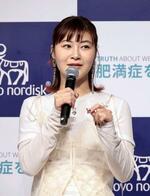 　イベントに登場した村上佳菜子＝２８日、東京都千代田区