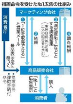 　措置命令を受けたナンバー１広告の仕組み