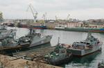 　ウクライナ・セバストポリのロシア黒海艦隊基地（共同）