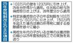 　２５年度税制改正の主な項目