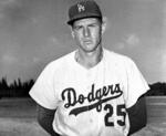　ドジャースの外野手だったころのフランク・ハワードさん＝１９６２年３月（ＡＰ＝共同）
