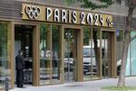 　パリ五輪・パラリンピック組織委員会の本部が入る建物＝２０２３年６月、パリ近郊（ロイター＝共同）