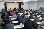　共学化の勧告について、さいたま市の浦和高で実施された埼玉県教育委員会の聞き取り＝１月