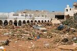 　１３日、被害に見舞われたリビア東部デルナ（ロイター＝共同）