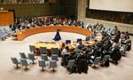 　パレスチナ自治区ガザ情勢に関する国連安全保障理事会の会合＝１８日、米ニューヨーク（共同）