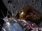 　月周回軌道に入った米インテュイティブ・マシンズの月着陸船ノバＣ。機体搭載のカメラで撮影した（同社提供・共同）