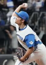 　１失点完投で１４勝目を挙げた日本ハム・伊藤＝エスコンフィールド