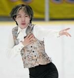 　フィギュア少年男子で優勝した東京・三浦佳生のフリー＝ｎｅｐｉａアイスアリーナ