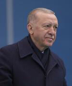 　トルコのエルドアン大統領＝２３日、アンカラ（ゲッティ＝共同）