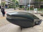 　鯨の像＝東京都中央区