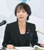 　自民党の杉田水脈衆院議員＝２０２２年８月、総務省