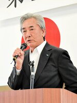 共済事業の取り組み強化に向けてあいさつする榎本組合長