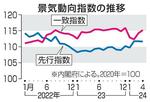 　景気動向指数の推移