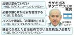 　ガザを巡るネタニヤフ氏の発言（写真はロイター）