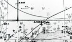 隠岐列島の左上に竹島の記載がある１９０５年４月刊行の海図「日本近海水先図」