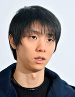 　共同通信のインタビューに応じる羽生結弦さん