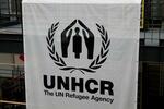 　国連難民高等弁務官事務所のロゴ（ロイター＝共同）