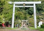 　愛知県犬山市の栗栖地区にある桃太郎神社＝２０２４年９月