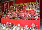　和歌山県九度山町で始まった「町家の人形めぐり」で、展示されたひな人形＝１日