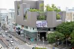 　ハラカドの屋上テラスからの景色＝６月２６日、東京都渋谷区