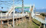 南側にのみ入り口があるＪＲ東山公園駅＝２８日、米子市車尾