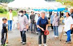 アトラクションを楽しむ住民