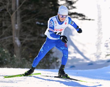 　パラノルディックスキーのアジア・カップ、男子５キロフリー立位で優勝した川除大輝＝札幌市白旗山距離競技場