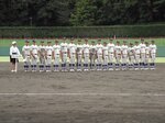 準優勝した米子松蔭＝ヤマタスポーツパーク野球場