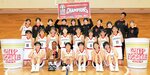 ３年連続３度目の優勝を果たした女子の鳥取城北高