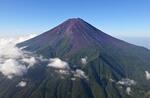 　山梨県側からの富士山