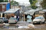 　豪雨による洪水の被害に見舞われたブラジル・ポルトアレグレ＝２８日（共同）