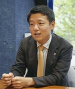 堀江哲史弁護士＝２０２４年５月、名古屋市