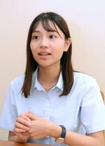 　産婦人科医を志し「将来的に日本で子宮頸がんを撲滅することを目標にしています」と中島花音さん