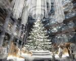 　クリスマス恒例のイベント「ＷＨＩＴＥ　ＫＩＴＴＥ」に登場のツリー＝東京・丸の内（提供写真）