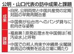 　公明・山口代表の訪中成果と課題