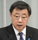 　松野官房長官