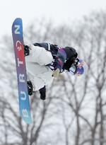 　女子で優勝した小野光希＝札幌市ばんけい