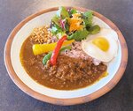 コーヒー＆カレー五島の「とっとりジビエのキーマカレー」