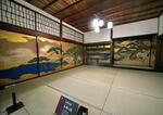 　保存修理工事が完了し、関係者に公開された二条城の本丸御殿＝１日、京都市