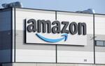 　アマゾンのロゴ＝２０２２年、ベルリン（ＡＰ＝共同）